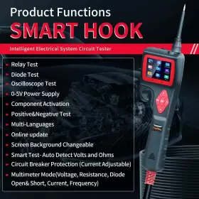 P200 Topdiag Power Pr-obe 9v 30v Circuit Tester Fuel Injector Test Activating Component #2