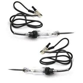 Tn-2tester Tunan 2 Pcs Car Circuit Tester 6v-12v-24v Dc Automotive Voltage Test Electrical V