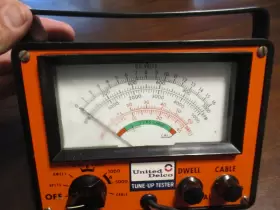 Mo-451 United Delco Tune Up Tester 6&8 Cyl Test Tvrs Cable With Instructions #2