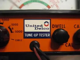 Mo-451 United Delco Tune Up Tester 6&8 Cyl Test Tvrs Cable With Instructions #3