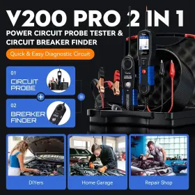 V200-pro Vdiagtool ‎ V200 Pro Automotive Power Circuit Probe Tester Breaker Finder Tool #2