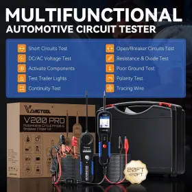 V200-pro Vdiagtool ‎ V200 Pro Automotive Power Circuit Probe Tester Breaker Finder Tool #3