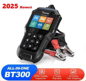 5-3000cca Vdiagtool Bt300 Bt500 2025 Car Battery Load Tester 6v/12v Analyzer