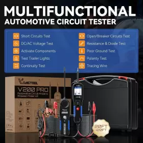 V200-pro Vdiagtool V200 Pro Automotive Power Circuit Probe Tester Breaker Finder Blue #3