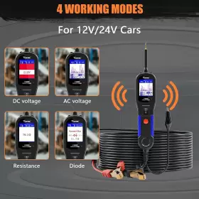 Vdt-v200-p Vdiagtool V200 Automotive Circuit Probe Tester 12v 24v Car Power Blue #2