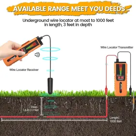 At335-1 Vxscan Underground Wire Tracer F04 Locator Tone Generator Kit And Probe #3