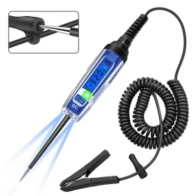 3-72v Winamoo 0975 Upgraded Automotive Circuit Tester With Voltmeter Heavy Duty Lcd Backl
