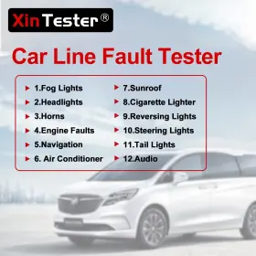 0.8-100v Xin Tester Xt86a Automotive Test Light Dc Car Circuit Vehicle Voltage Resista #3