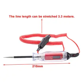 Zdl-kabusikikaisya1989usa 890000572658 Large Size Heavy Duty 3v-48v Digital Lcd Circuit Tester With 130 Inch Extended #2