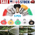 5PCS Pressure Washer Spray Tips Nozzles High Power Kit Quick Connect 1/4" Set. Fixed Price $5.88.