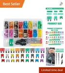 Durable 306PCS Fuse Assortment With Circuit Testers Perfect For Car Repairs. Fixed Price $26.99.
