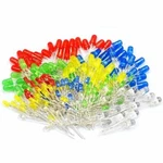 100PC 3MM 5MM Led Light Blue Red Green White Yellow Purple Orange Diy Kit. Fixed Price $83.38.