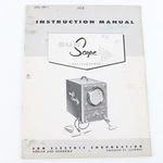 Vintage Sun Oscilloscope Model Ss Instruction Manual 1958. Fixed Price $15.00.