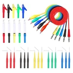 Back Probe Kit 30PCS, Copper Alligator Clips Banana Plug Test Lead, Blue. Fixed Price $37.23.