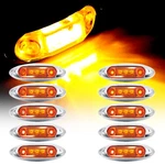 Led Amber Side Marker Clearance Light For Car Truck Trailer Pickup 12V 24V. Fixed Price $8.54.