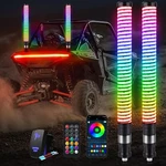 Mictuning 1/2/3/4FT Rgb+ic Chasing Lights Flag Cob Led Antenna Whips IP68. Fixed Price $101.50.