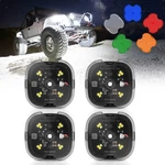 Mictuning 4000LM Pods C6 Led Rock Lights Pure Color Underbody +cover. Fixed Price $67.99.