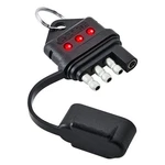 Oyviny 4 Way Flat Trailer Circuit Pin Female Tester, Black. Fixed Price $13.35.