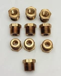 Lot Of 10, Matco DB-BU0301LF, Hex Bushing Fittings 1/2" 1/4" Lead-free. Fixed Price $39.99.