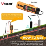 Underground Wire Tracer, Vxscan F04 Locator Tone Generator Kit And Probe. Fixed Price $34.95.