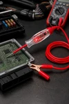 Snap On Tools Red 24V Digital Display 4-49V Circuit Tester EECT424HD 6FT Cord Nw. Fixed Price $219.95.
