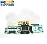 Cen Racing Ford F-450 Sd Complete Body Set W/light Bucket Clear CEGCD0903. Fixed Price $108.00.