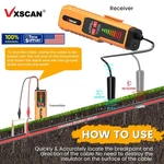 Vxscan F04 Underground Cable Locator Wire Tracer With Earphone Tester Tool. Fixed Price $34.95.