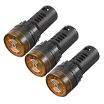 3PCS Ac/dc 24V Panel Indicator Light Flashing Alarm With Buzzer Yellow Led. Fixed Price $15.24.