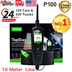 Topdiag P100 Power Probe Circuit Tester 12V-24V Car Electrical Diagnostic Tool. Fixed Price $49.99.