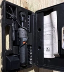 Black+decker Power Ratchet Cordless Drill Set, 120V, Case, Charger, 8-PC. Fixed Price $36.00.