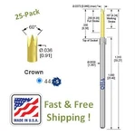 25-PACK Qa Tech 100-PRP2544Y-S 100MIL .25" Stroke Test Probes Free Ship. Fixed Price $29.00.