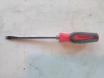 Snap On Tools 3/8" Flat Tip Red Soft Grip Standard Screwdriver SHD8 D542 Usa. Fixed Price $36.00.