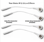 Tens Estim Wire Cable Adapters To Convert 2MM Pin 3.5MM Snap Connection. Fixed Price $15.79.