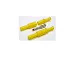 Cal Test CT2989-4 Banana Plug, 4MM Shrouded, Solderless Type, Yel. Fixed Price $13.03.