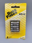 5 Pack Cooper Bussman BP/SFE-14 Automotive Fuses. Fixed Price $7.95.