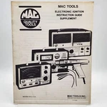 Mac Tools Electronic Ignition Instruction Guide Supplement. Fixed Price $19.99.