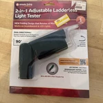 Simple Living 2-IN-1 Ladderless Tester For Led & Incandescent Lights, New!. Fixed Price $15.00.