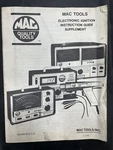 Mac Tools Electronic Ignition Instruction Guide Supplement 30 Pages 2-1705. Fixed Price $19.00.