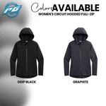 Custom Embroidered Sport-tek? Women's Circuit Hooded Full-zip Jacket.. Fixed Price $95.55.