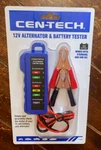 Cen-tech 12V Alternator & Battery Tester W/28" Leads Item #59376. Fixed Price $12.49.