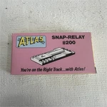 Atlas Snap Relay Ho Gauge Mpn 200 Unassembled Kit Black Plastic. Fixed Price $20.00.