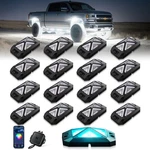 Mictuning 16 Pods Rgbw Led Rock LIGHTS,360 4-SIDED Underglow Neon Accent. Fixed Price $256.31.