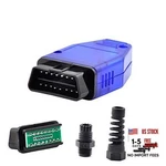 Auto Car OBD2 16 Pin Connector, Male Adapter, Standard Blue. Fixed Price $19.98.